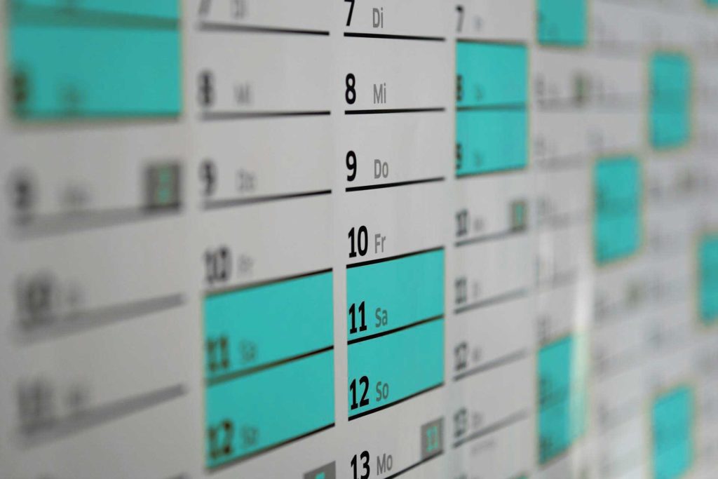 Kalender Hausarztpraxis Plati